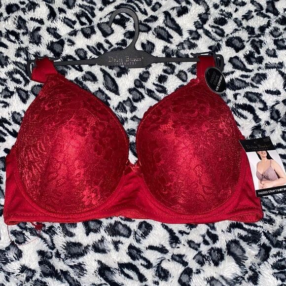 Delta Burke Burgundy Bra 42D - Picture 2 of 4